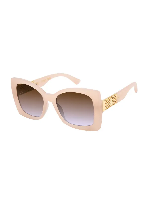 Butterfly Glam Sunglasses in Nude made by Jessica Simpson