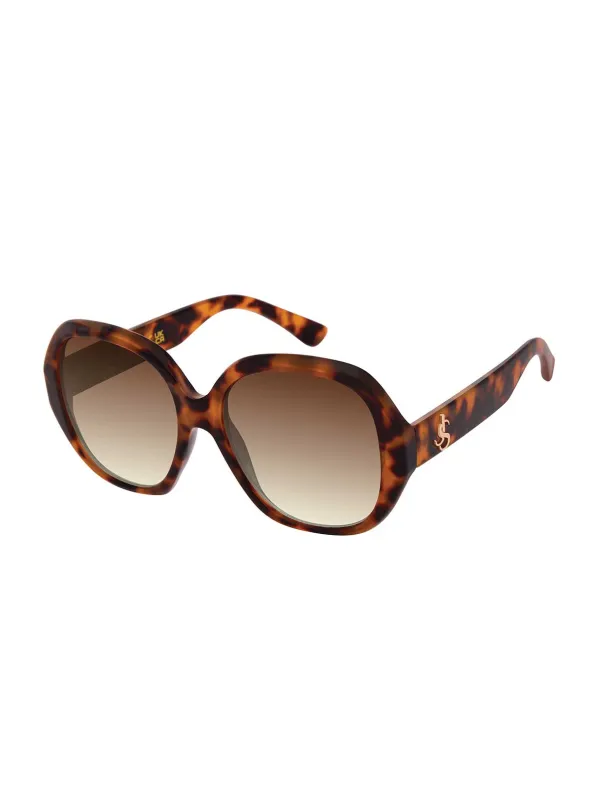 Polished Round Sunglasses in Tortoise made by Jessica Simpson