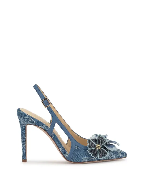 Pilitia High Heel in Denim made by Jessica Simpson