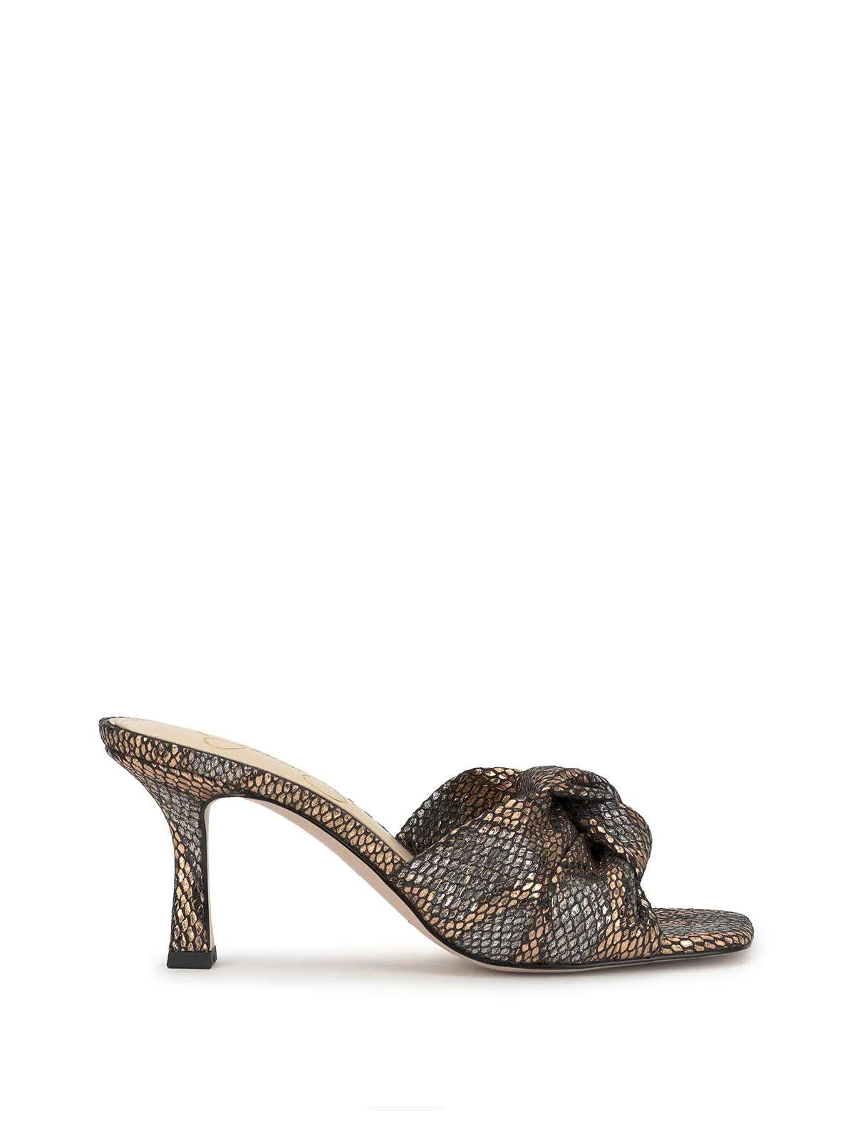 Evirra High Heel in Bronze Snake sold by Jessica Simpson
