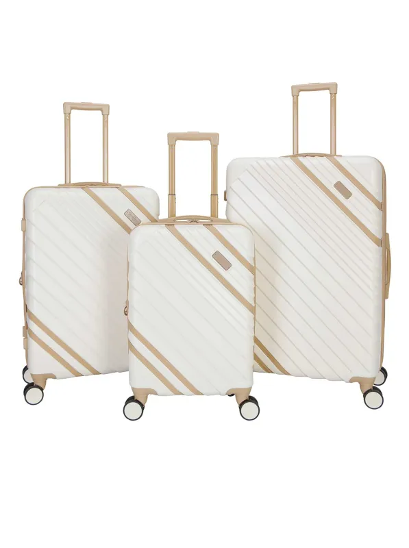 Lorelai Luggage Collection in Whitecap Gray made by Jessica Simpson