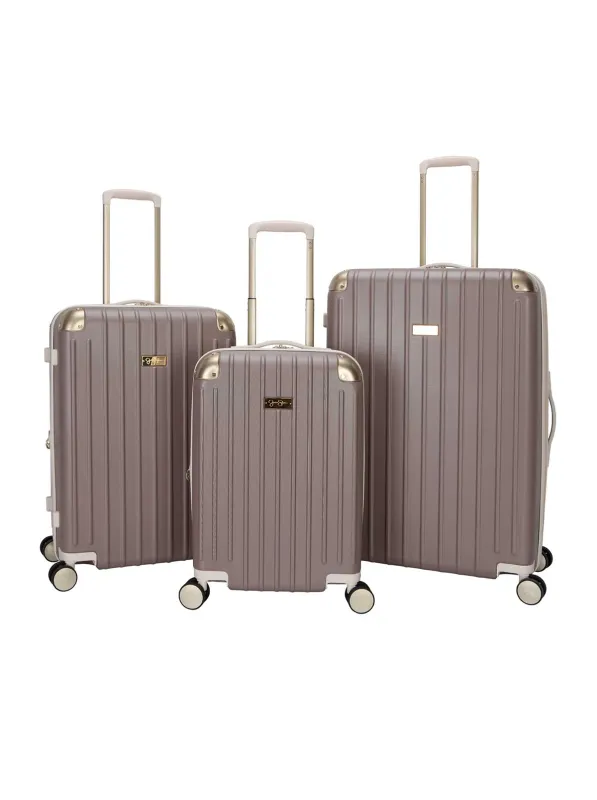 Sag Harbor Luggage Collection in Cocoa Creme made by Jessica Simpson