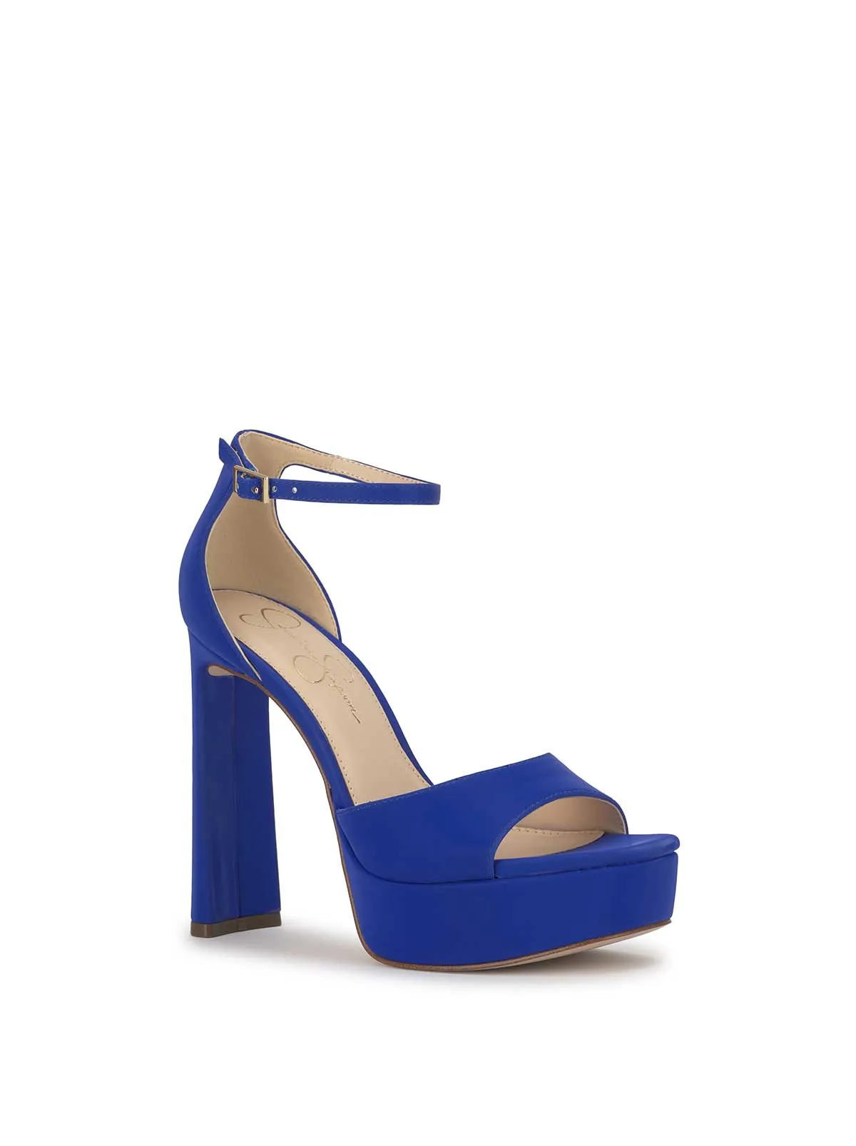 Telxia Ankle Strap Platform Sandal in Blue Royale sold by Jessica Simpson product image thumbnail 4