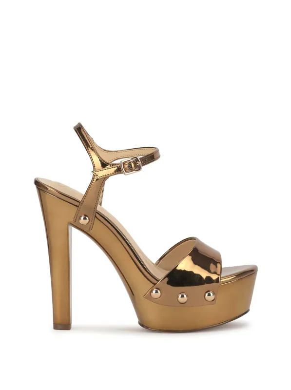 Calenta Studded Platform in Bronze made by Jessica Simpson