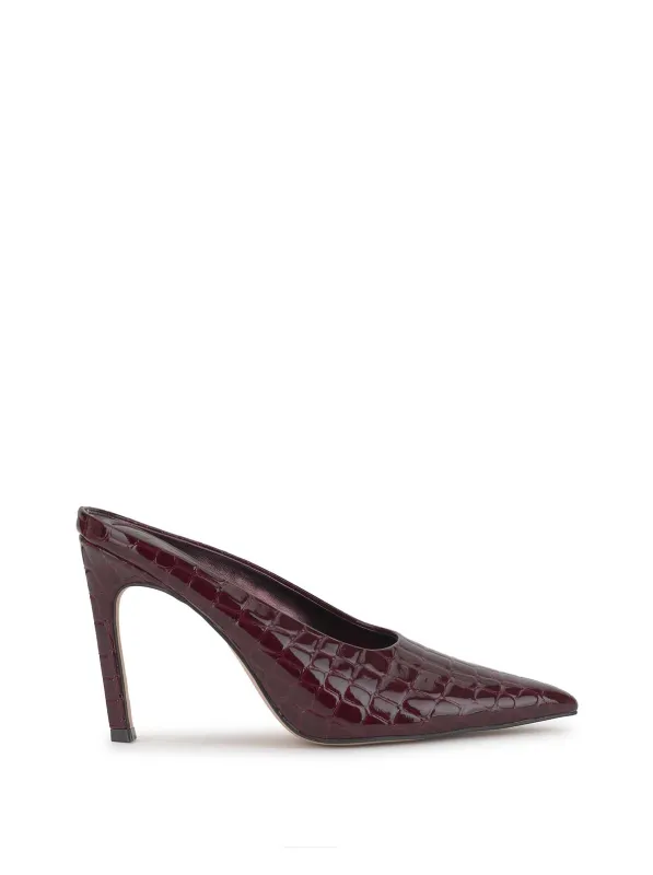 Wilix High Heel in Cherry Mahogany made by Jessica Simpson