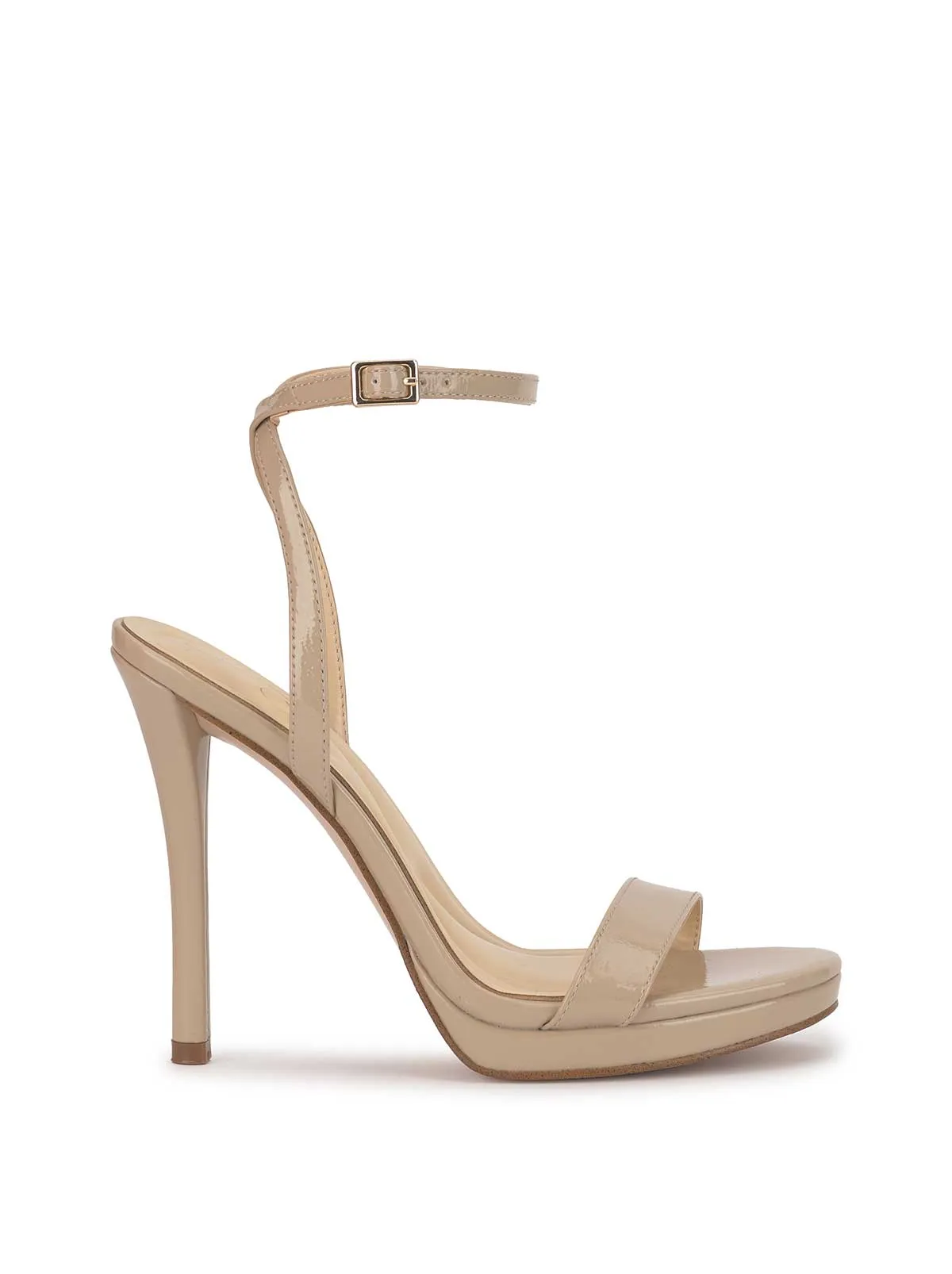 Divra High Heel Sandal in Sand sold by Jessica Simpson