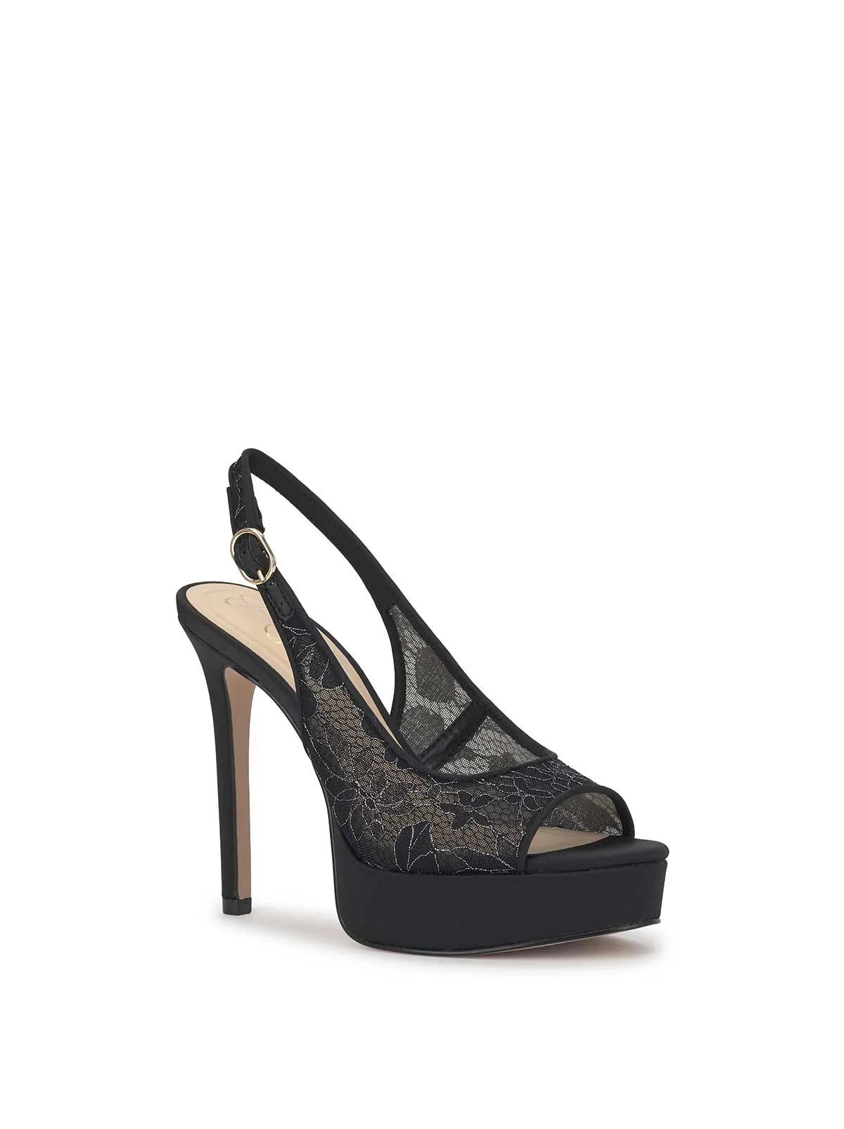 Sibilla High Heel in Black Lace sold by Jessica Simpson product image thumbnail 4