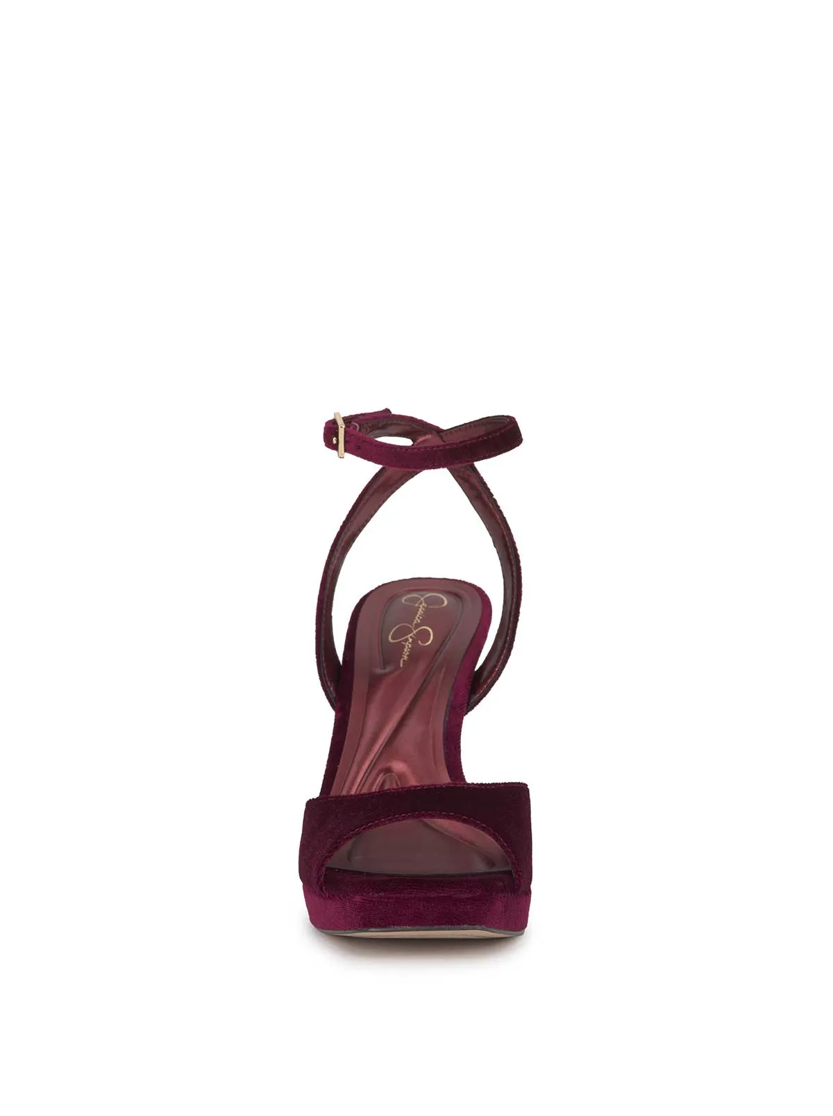 Jixte High Heel in Dark Cherry Velvet sold by Jessica Simpson product image thumbnail 2