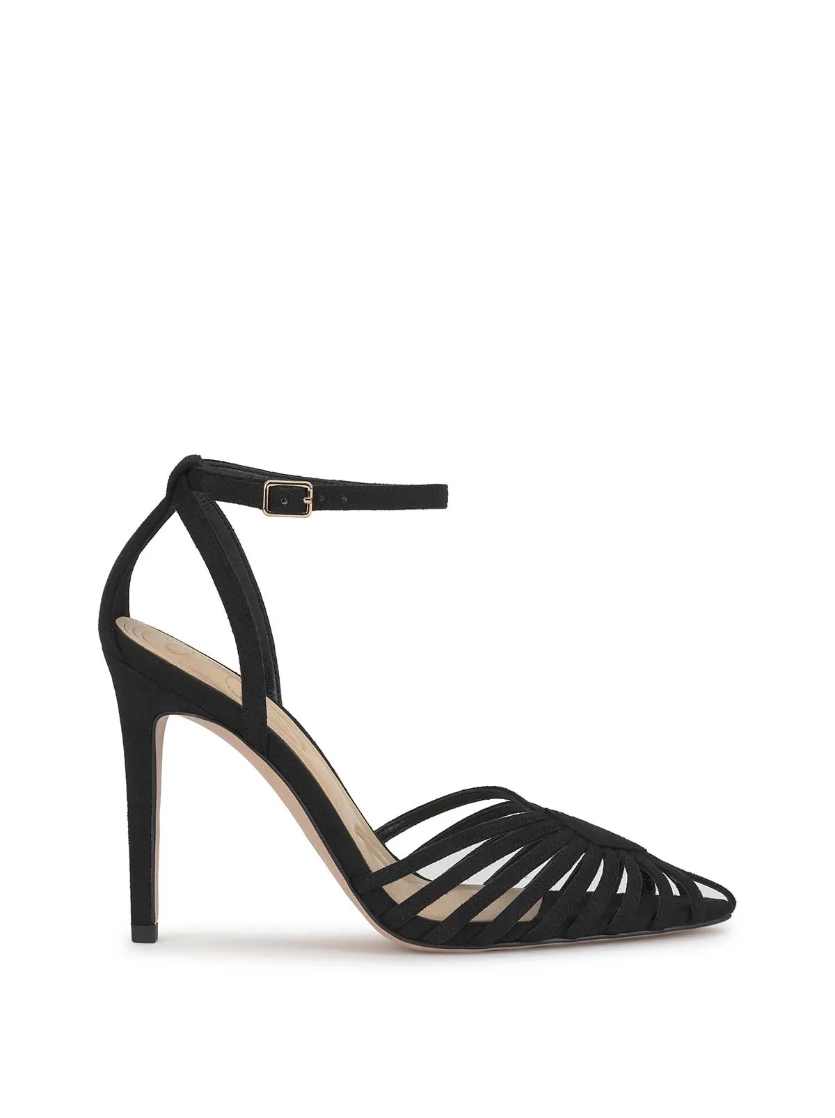 Paveri Pump in Black Suede sold by Jessica Simpson