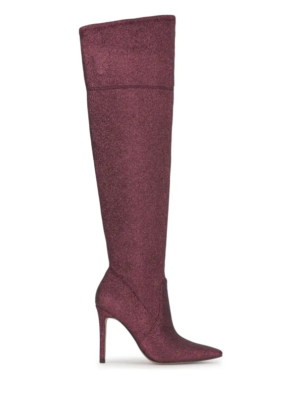 Ponseta Boot in Cherry Mahogany made by Jessica Simpson