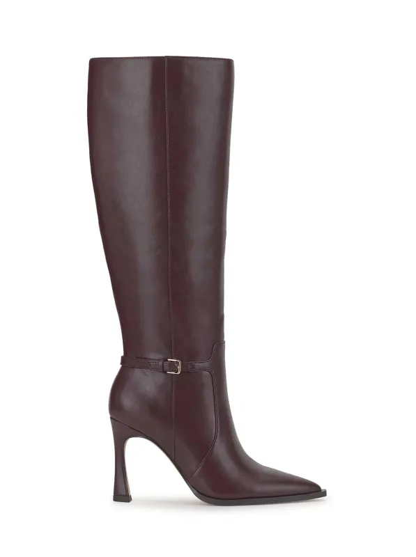 Soavel Boot in Cherry Mahogany made by Jessica Simpson