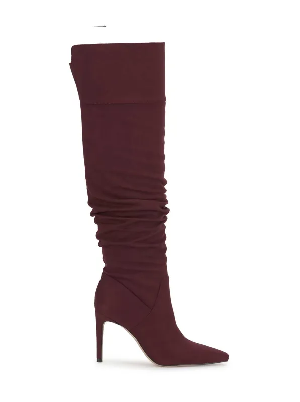 Olyra Over The Knee Boot in Cherry Mahogany made by Jessica Simpson