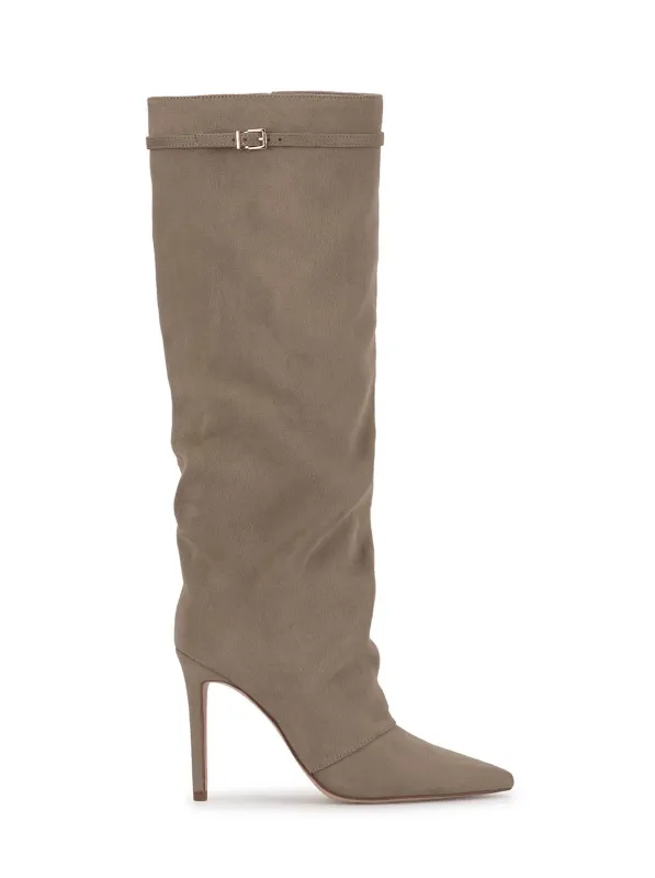 Paeril Boot in Light Grey Saddle made by Jessica Simpson