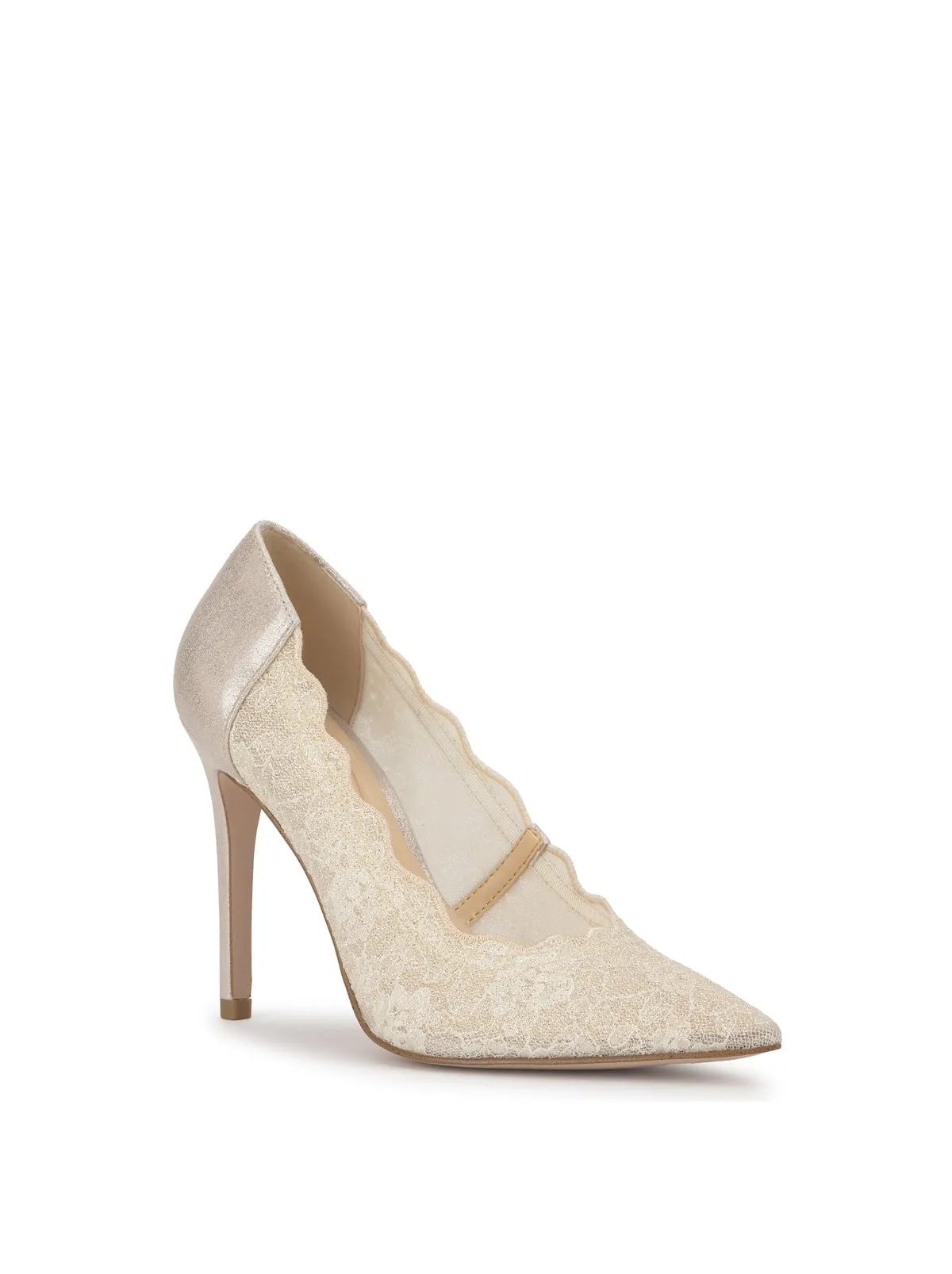 Pelia Pump in Champagne Lace sold by Jessica Simpson product image thumbnail 4