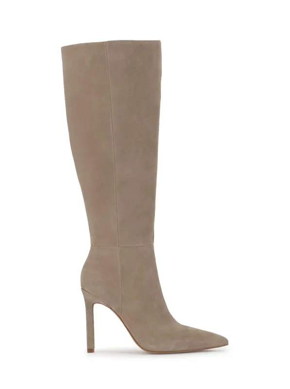 Dilea Knee High Boot in Light Grey Saddle made by Jessica Simpson