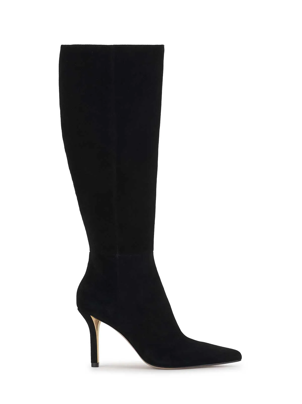 Juleira Knee High Boot in Black Suede sold by Jessica Simpson