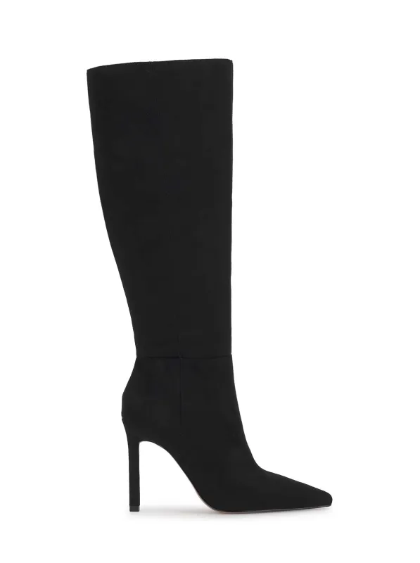 Dilea Knee High Boot in Black Suede made by Jessica Simpson