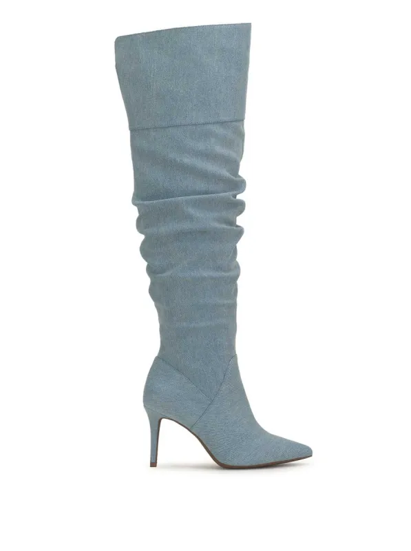 Anitah Over the Knee Boot in Denim sold by Jessica Simpson