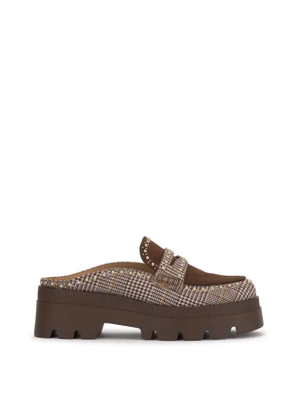 Uma Slip On Loafer in Blair Plaid sold by Jessica Simpson