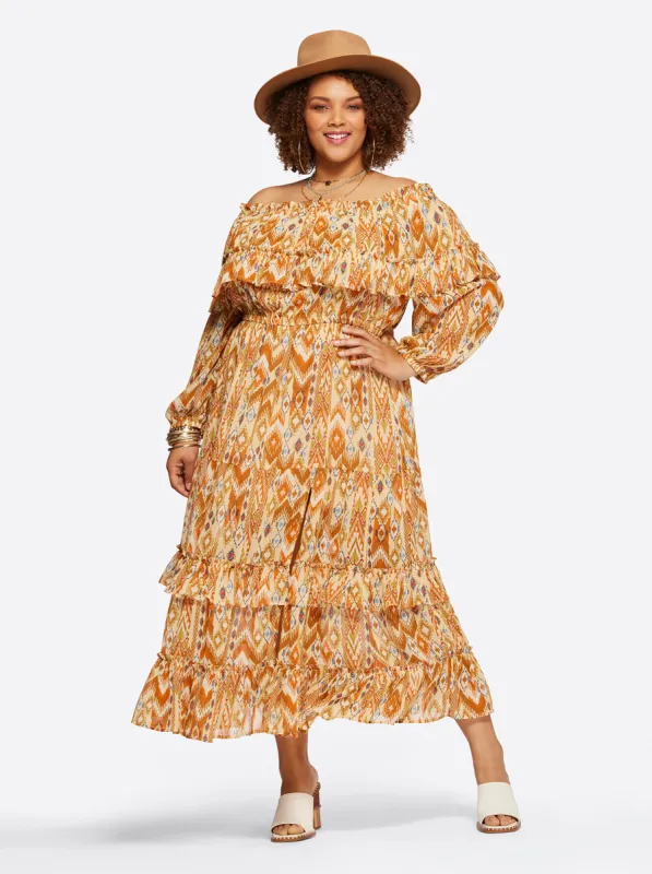 Merisa Dress in Ornate Western sold by Jessica Simpson