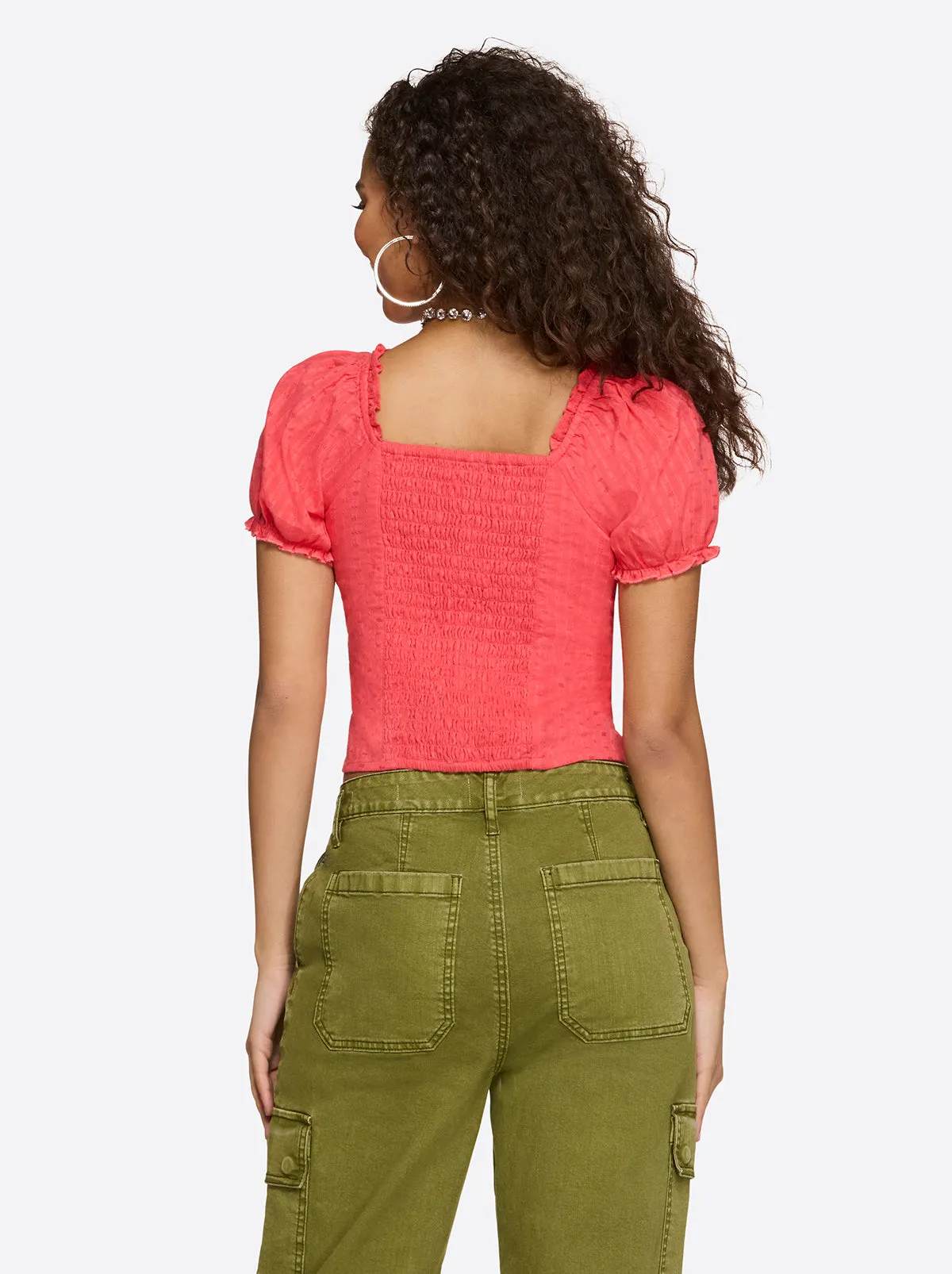 Addy Bustier Top in Rose Of Sharon sold by Jessica Simpson product image thumbnail 3