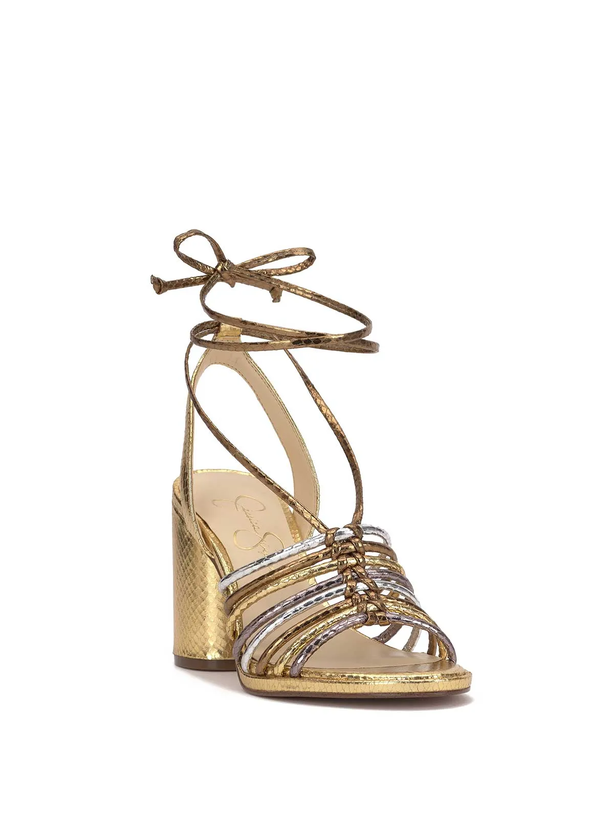 Cahna High Heel Sandal in Gold sold by Jessica Simpson product image thumbnail 4