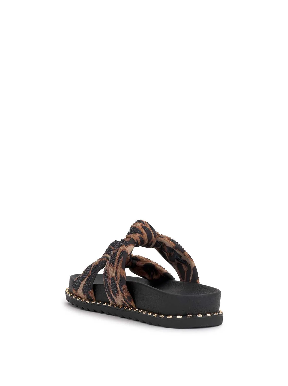 Caralyna Flat Sandal in Leopard sold by Jessica Simpson product image thumbnail 4