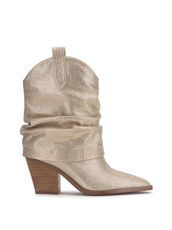 Gemorra Bootie in Champagne sold by Jessica Simpson