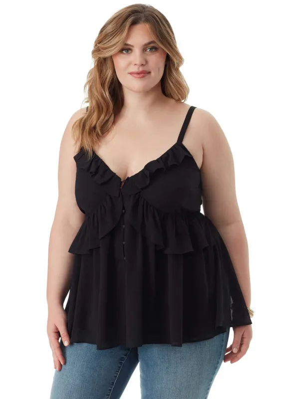 Lisabeth Cami in Black sold by Jessica Simpson