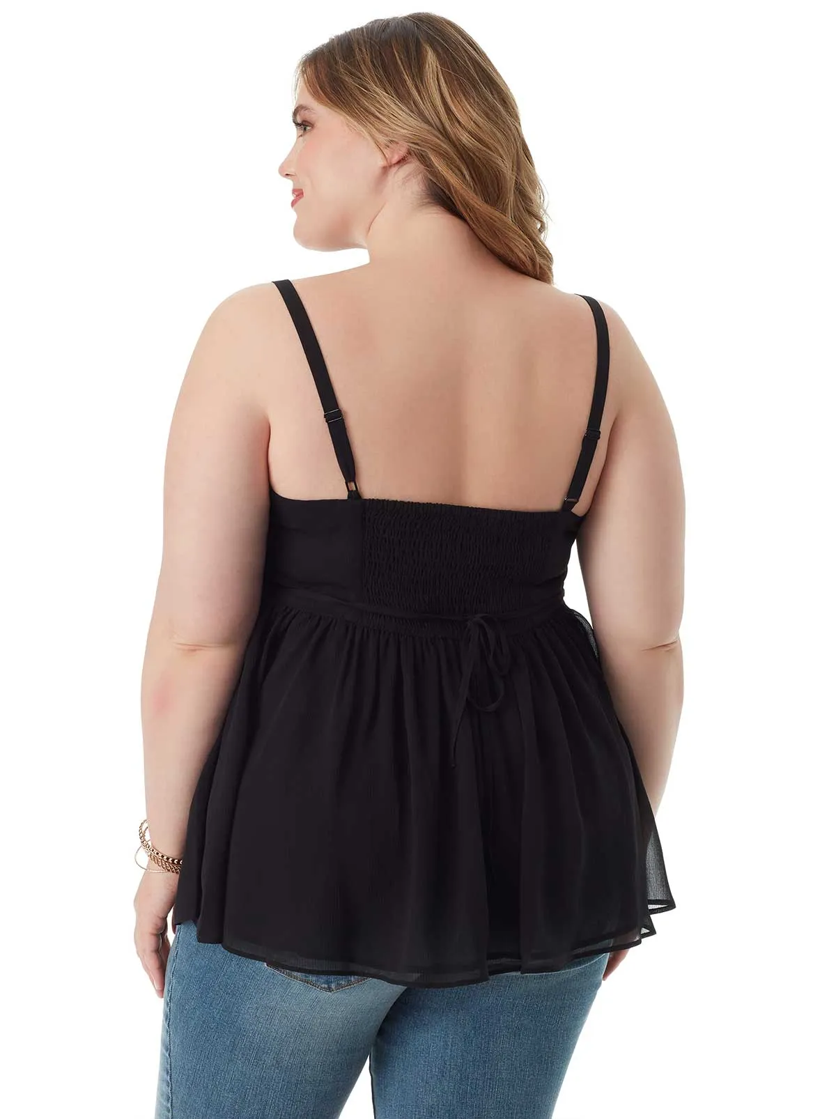 Lisabeth Cami in Black sold by Jessica Simpson product image thumbnail 2