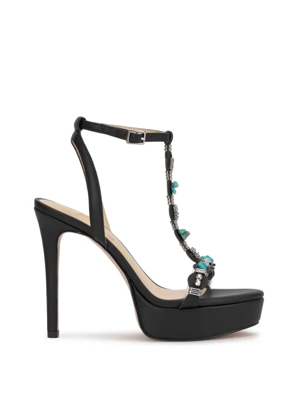 Saigee Embellished Platform in Black sold by Jessica Simpson