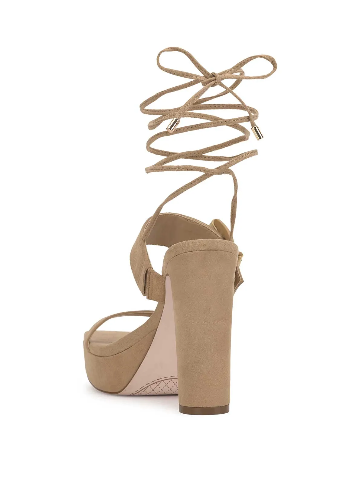 Caelia Ankle Lace Up Platform Sandal in Almond sold by Jessica Simpson product image thumbnail 3