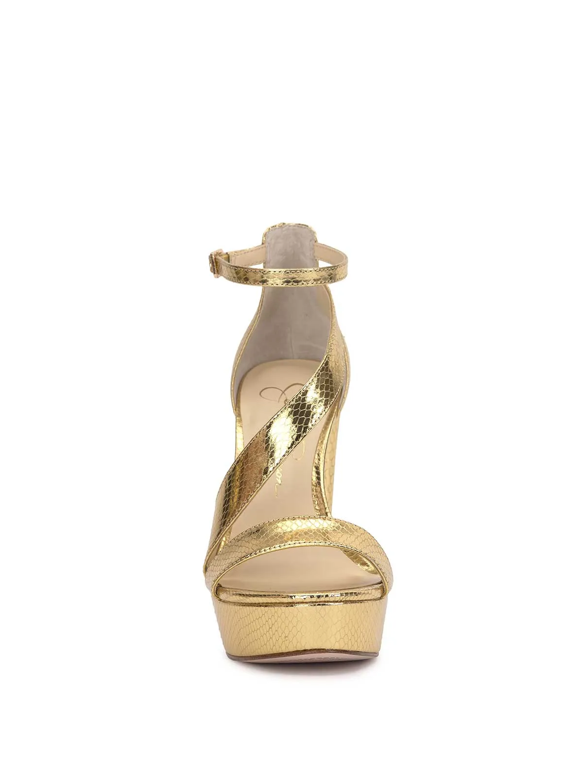 Iley Platform Sandal in Gold sold by Jessica Simpson product image thumbnail 3