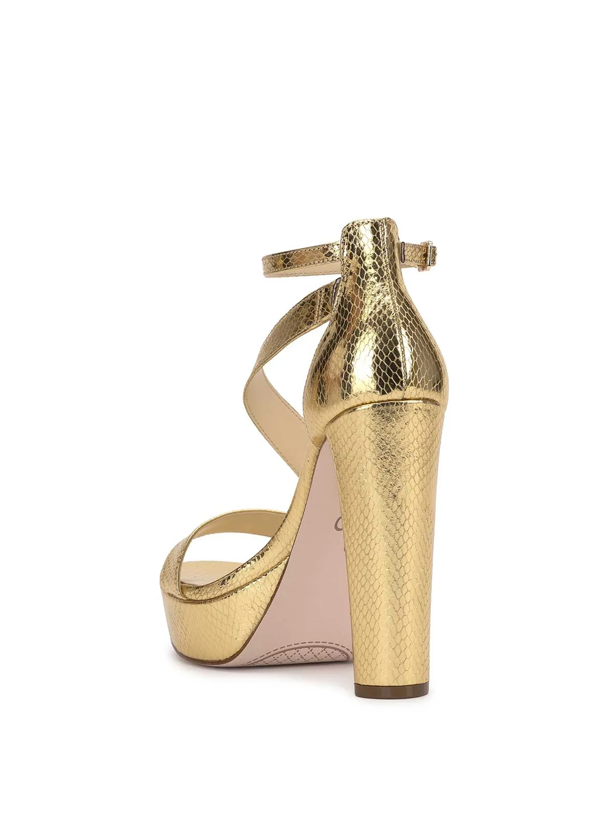 Iley Platform Sandal in Gold sold by Jessica Simpson product image thumbnail 4