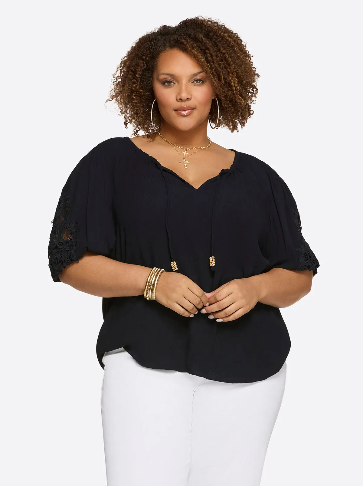 Eloise Blouse in Night Sky sold by Jessica Simpson product image thumbnail 2