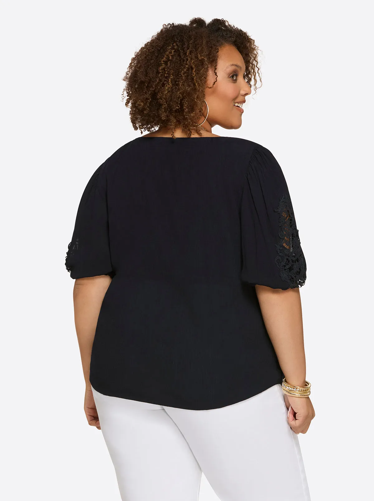 Eloise Blouse in Night Sky sold by Jessica Simpson product image thumbnail 3
