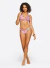French Exit Full Support Triangle Bra in Pink Multi sold by Jessica Simpson