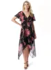 Maila Maxi Dress in Sketchy Roses sold by Jessica Simpson