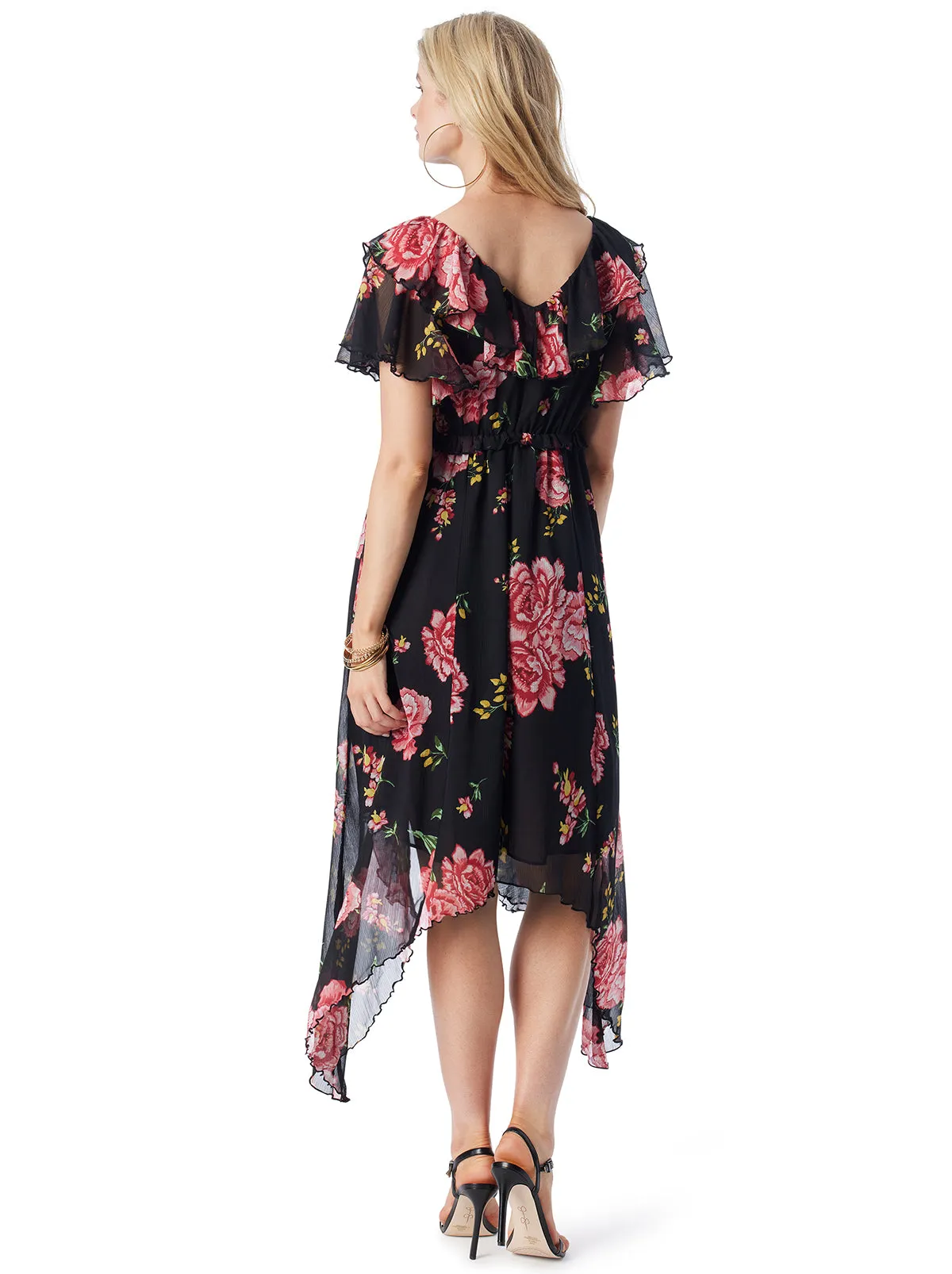Maila Maxi Dress in Sketchy Roses sold by Jessica Simpson product image thumbnail 5