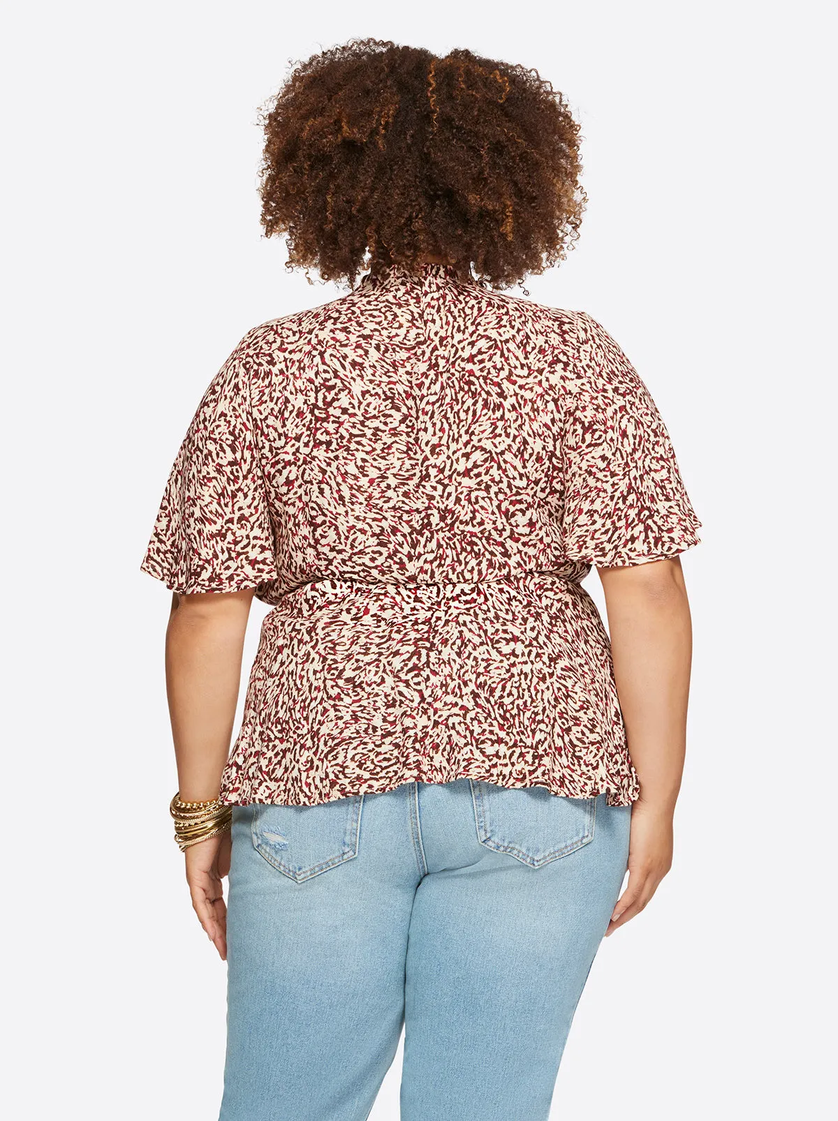 Misha Top in Camo Leopard sold by Jessica Simpson product image thumbnail 2