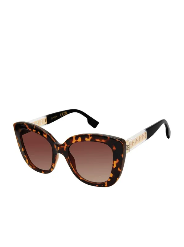 Glamorous Cat Eye Sunglasses in Tortoise sold by Jessica Simpson