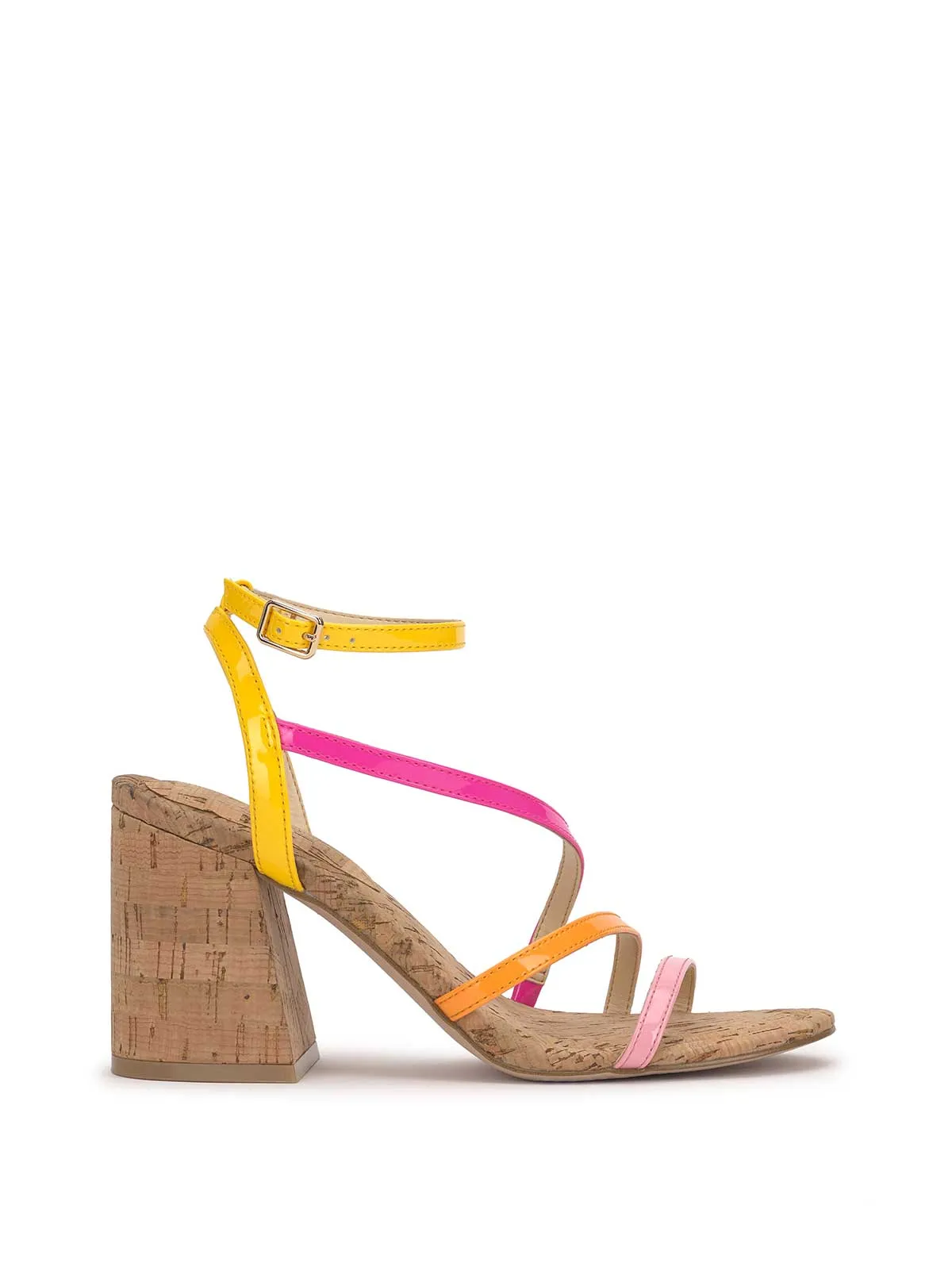 Reyvin Strappy Sandal in Bubble Gum sold by Jessica Simpson