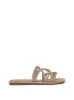 Briellea Embellished Sandal in Champagne sold by Jessica Simpson