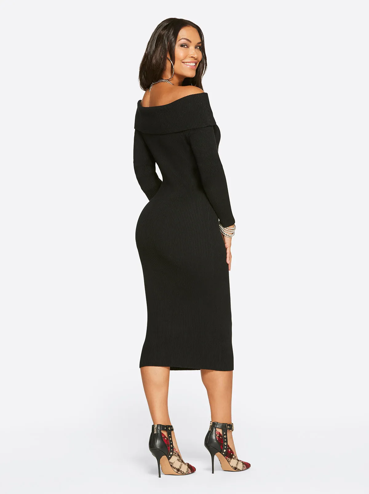 Aaryn Dress in Black sold by Jessica Simpson product image thumbnail 3