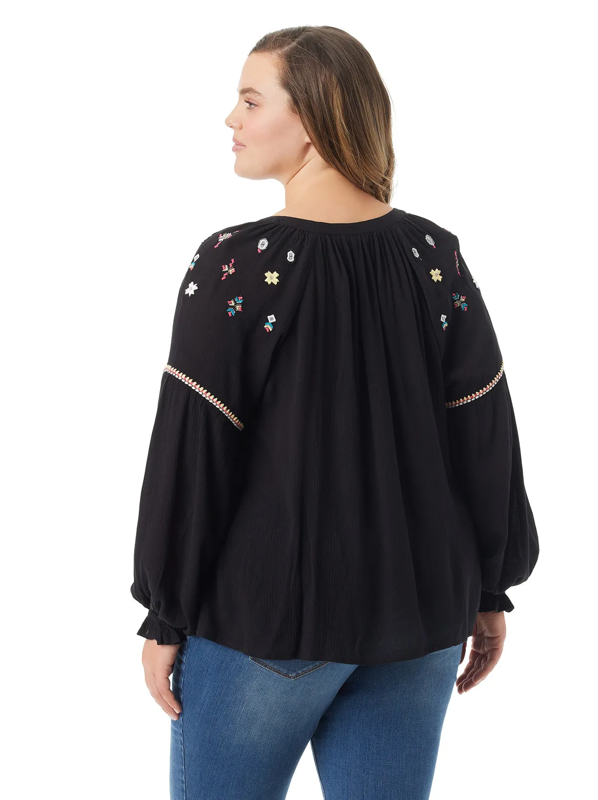 Lissy Embellished Top in Black sold by Jessica Simpson product image thumbnail 2
