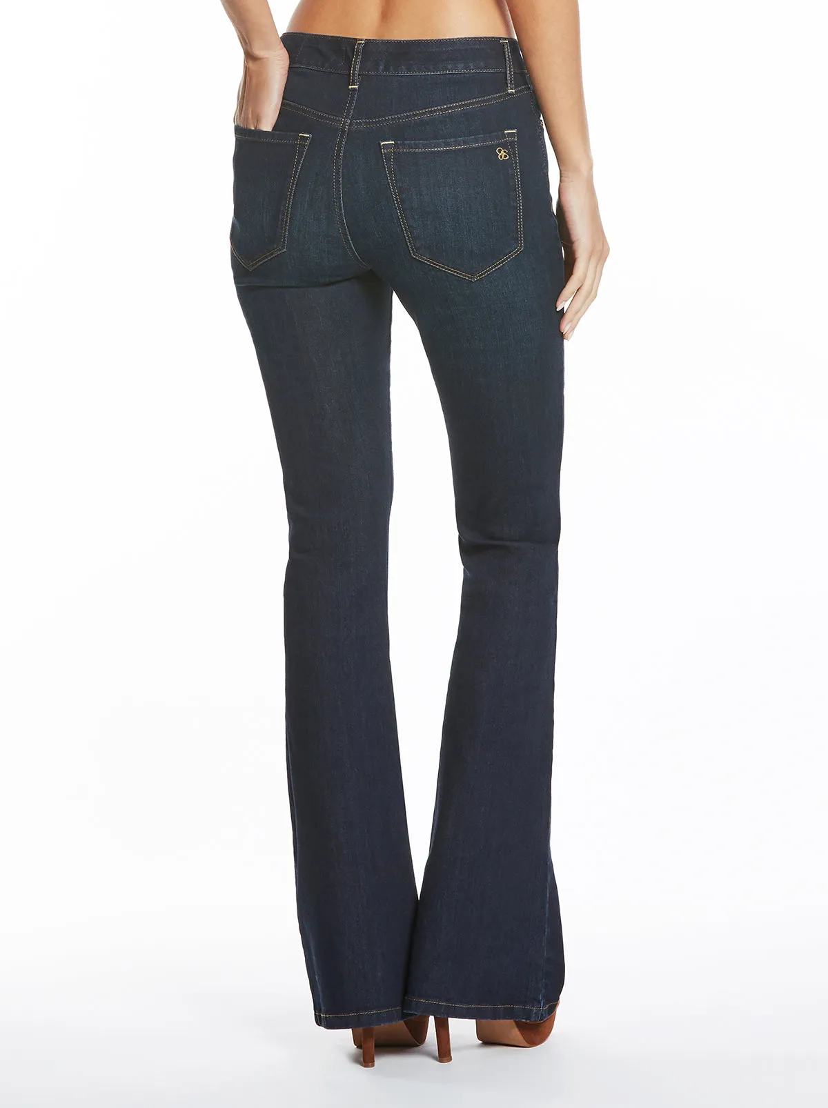 Adored High Rise Flare in Flawless sold by Jessica Simpson product image thumbnail 2