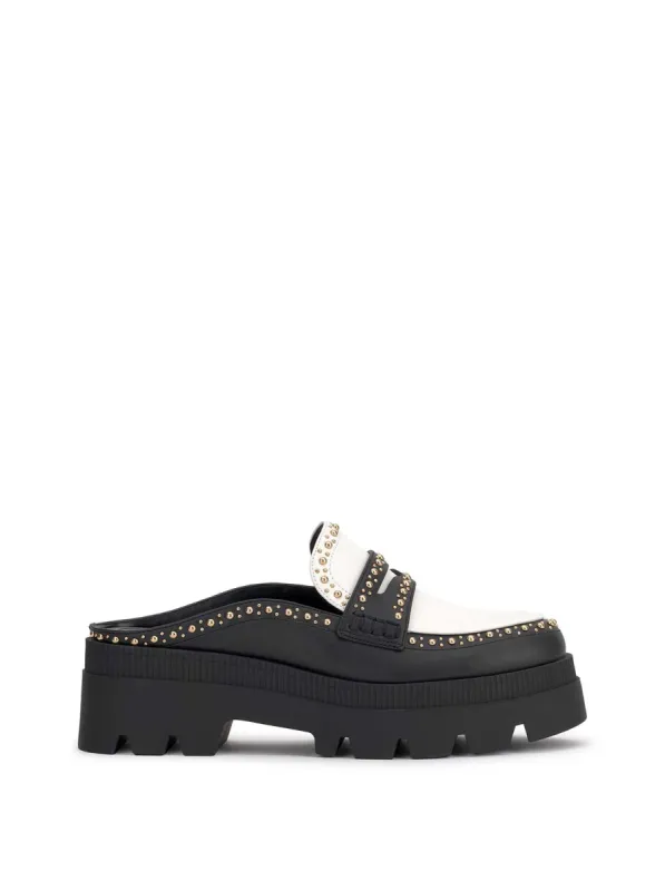 Uma Slip On Loafer in Black & White sold by Jessica Simpson