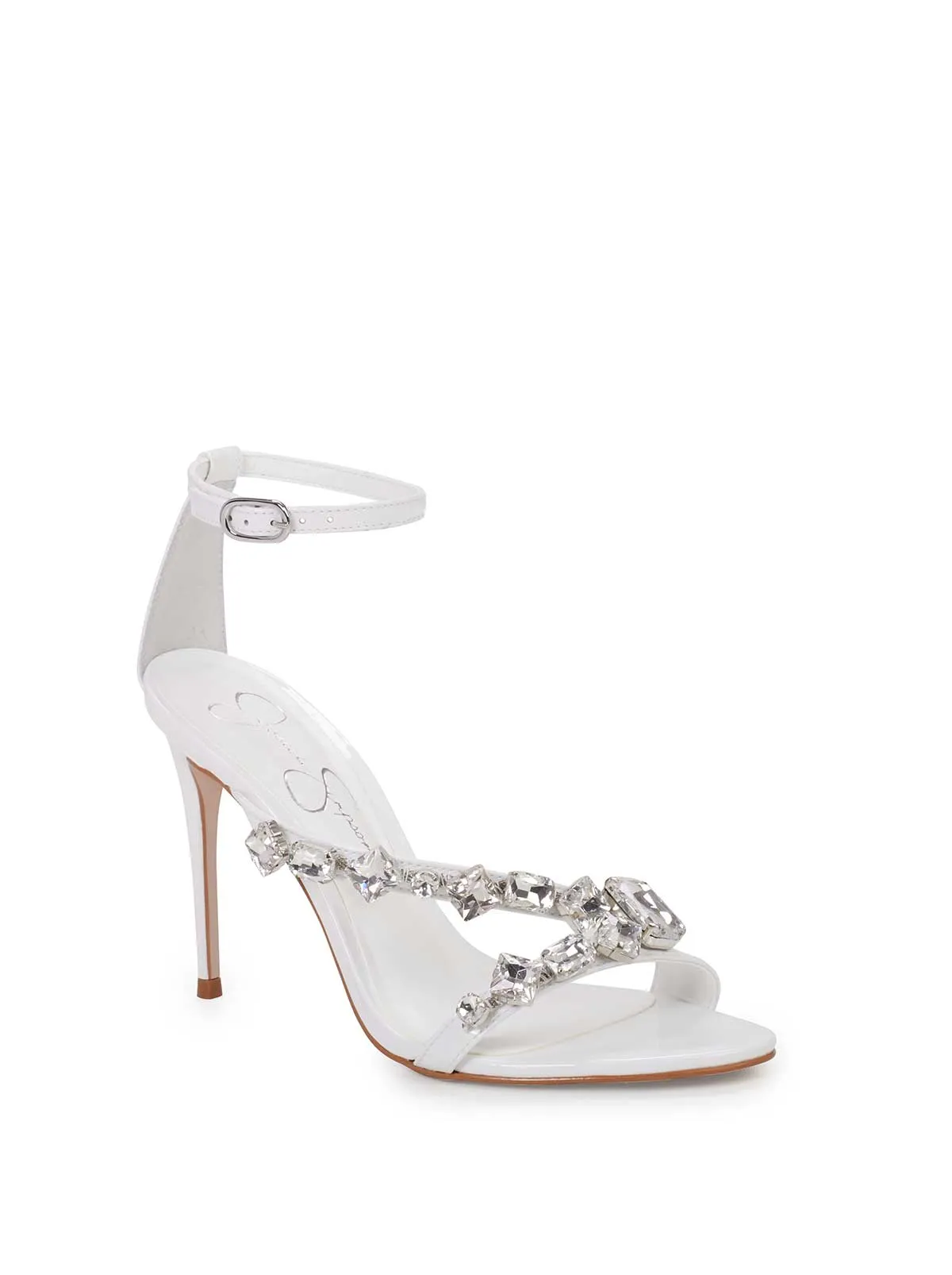 Raela Embellished High Heel Sandal in White sold by Jessica Simpson product image thumbnail 5