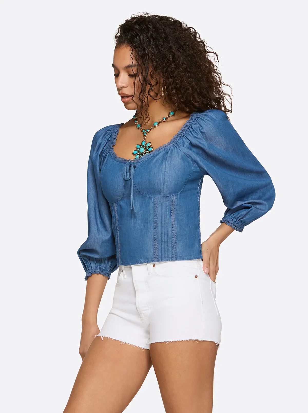 Illona Bustier Top in Premium sold by Jessica Simpson product image thumbnail 2