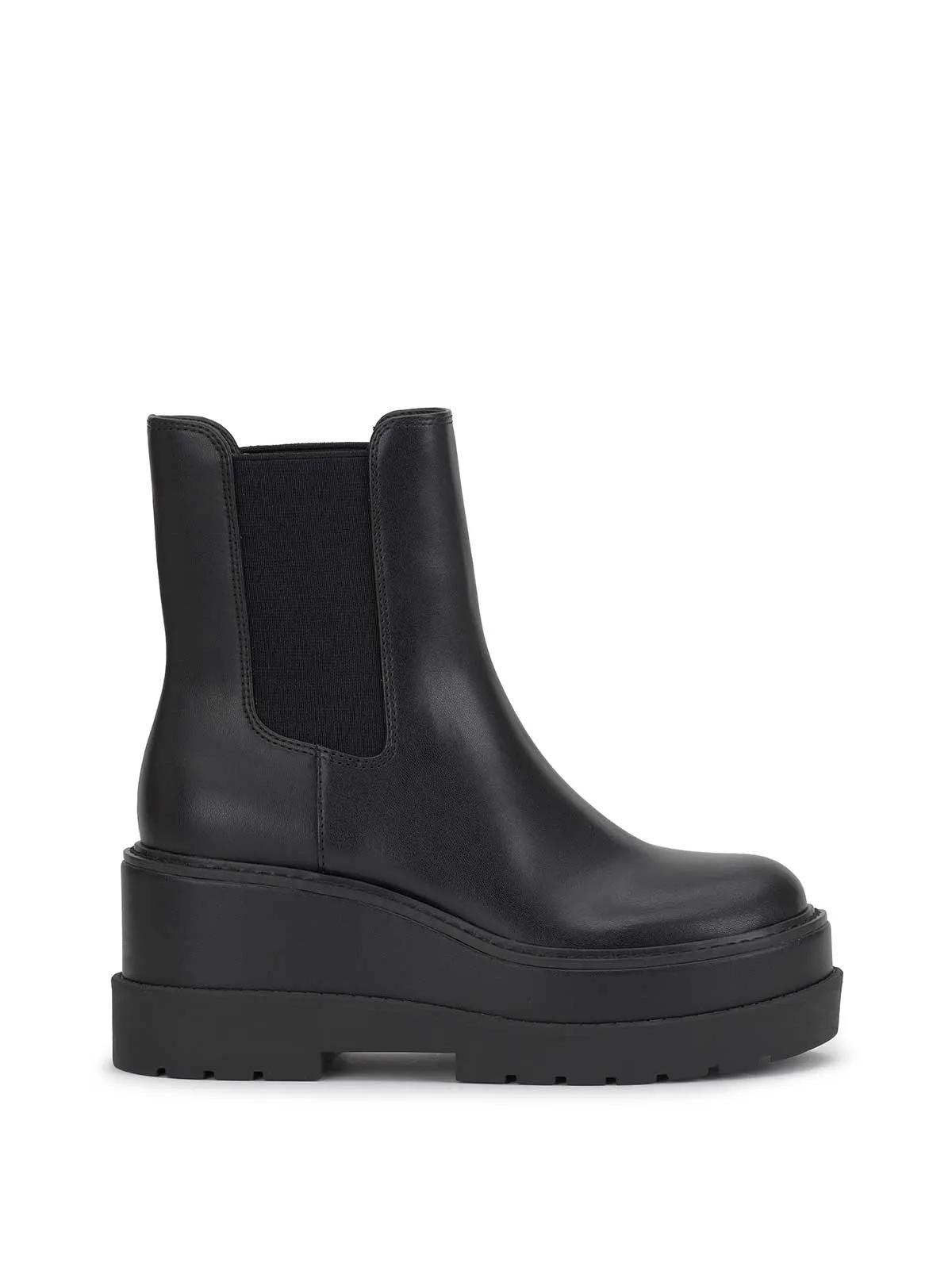 Ivean Platform Lug Boot in Black sold by Jessica Simpson